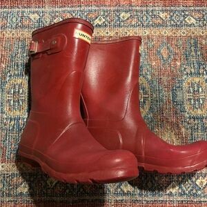 Hunter Classic Red Waterproof Boots